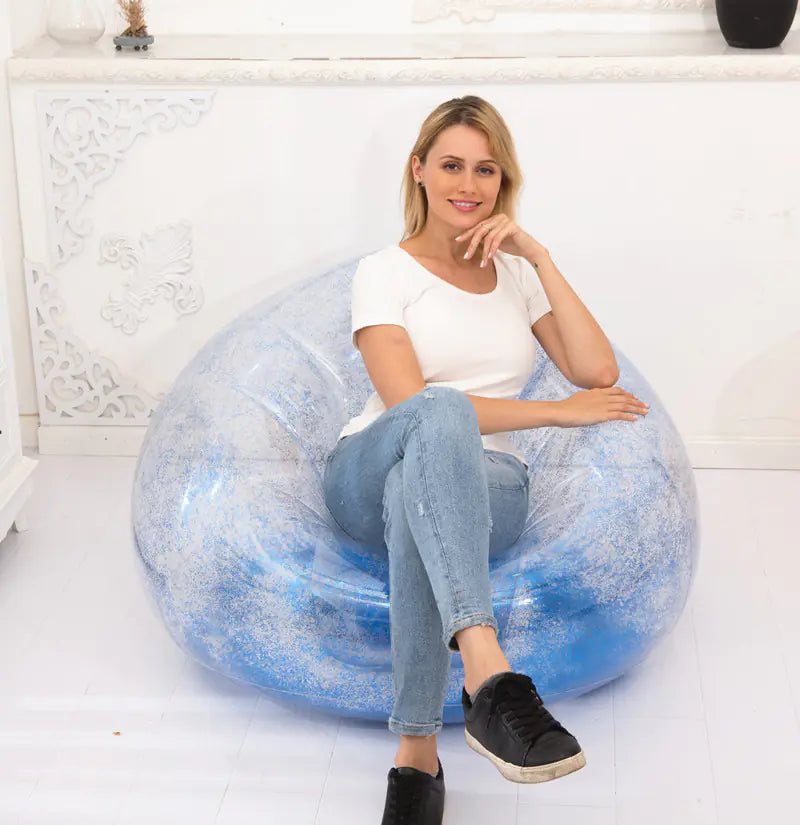 Inflatable Fur Sac for Air Mattress