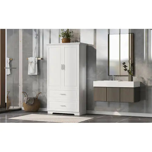 High Bathroom Storage Cabinet