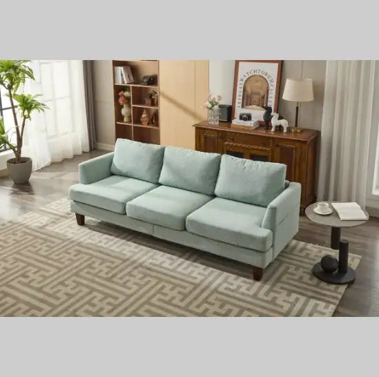 Fabric 3 Seater Couch With 2 USB,