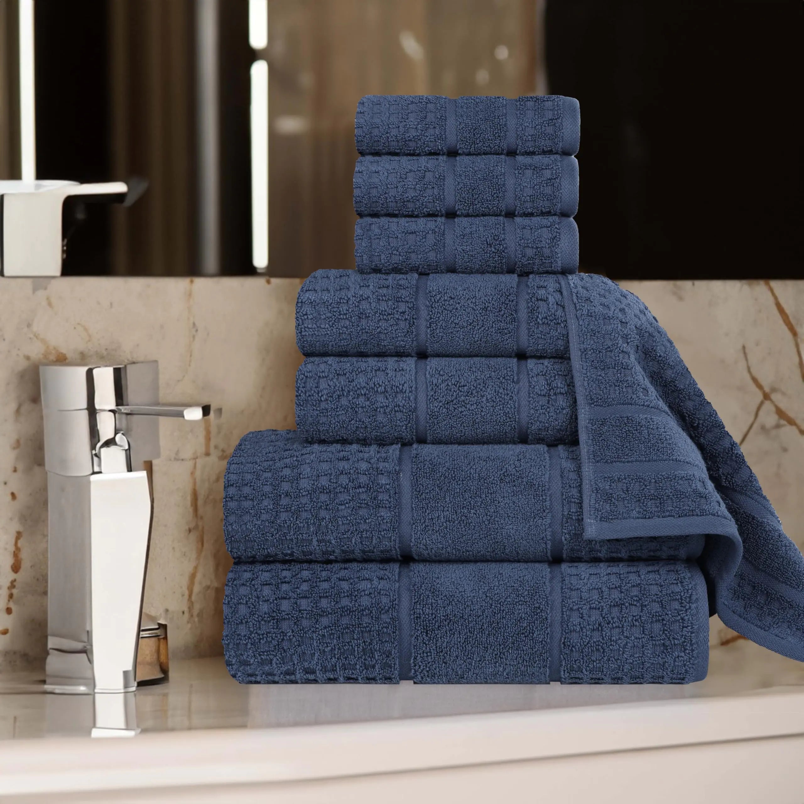 Superior Cotton 8-Piece Towel Set