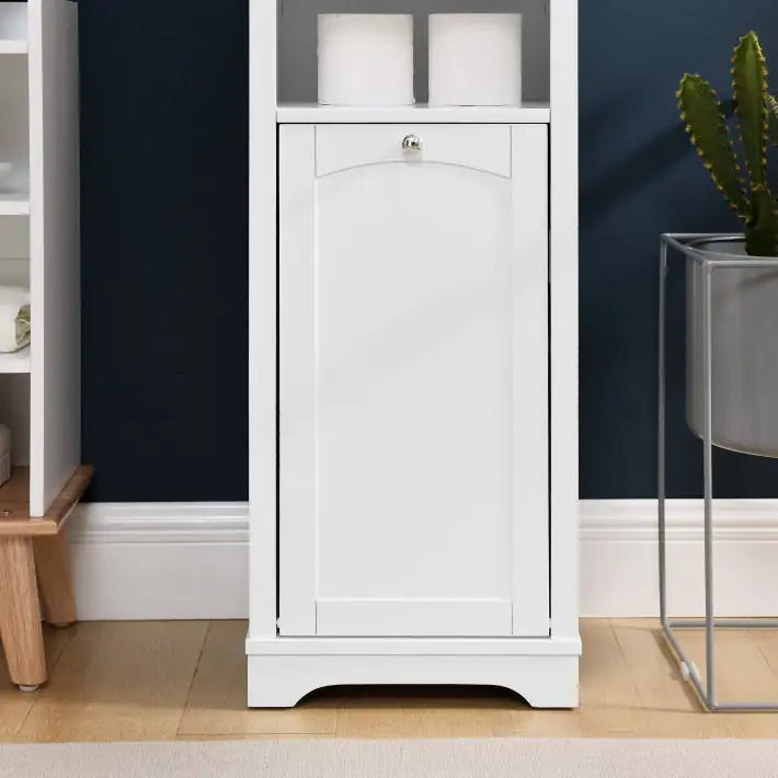 64 Inch High Bathroom Storage Cabinet