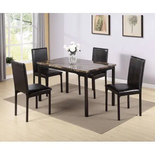 Furniture 5-piece Metal Dining Set