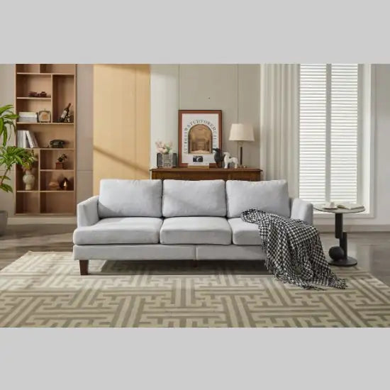 Fabric 3 Seater Couch With 2 USB,