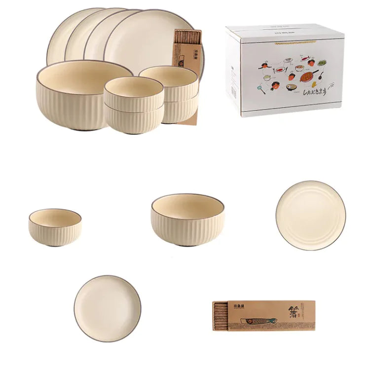 Tableware Bowl And Dish Set