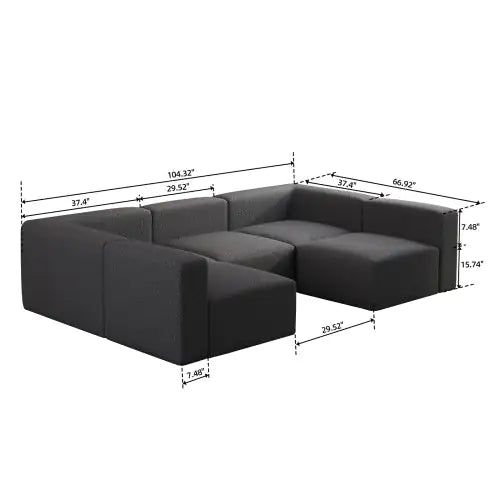 Modular Sectional Sofa Sleeper Couch