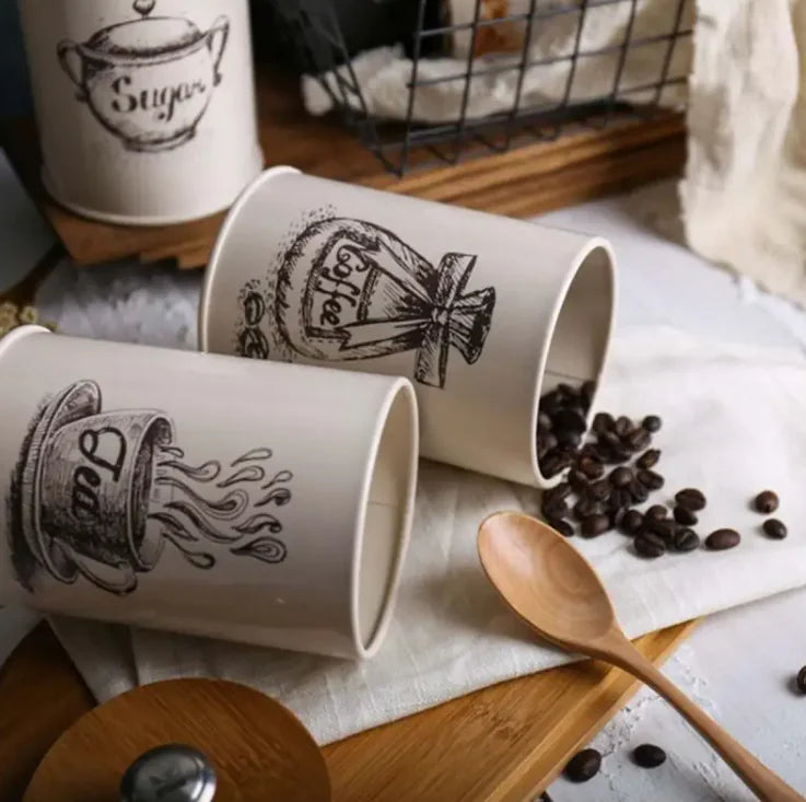 3-Piece Kitchen Canister Set