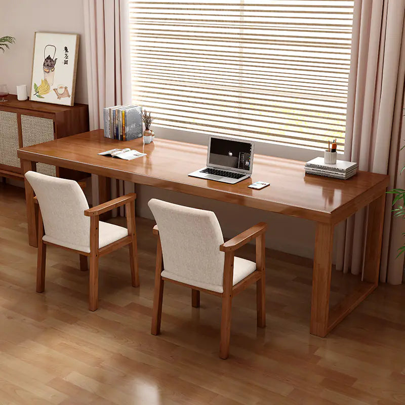 Solid Wood Large Desk for Home Office and Writing