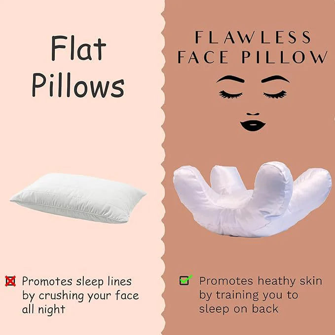 SilkGlow Beauty Sleep Pillow