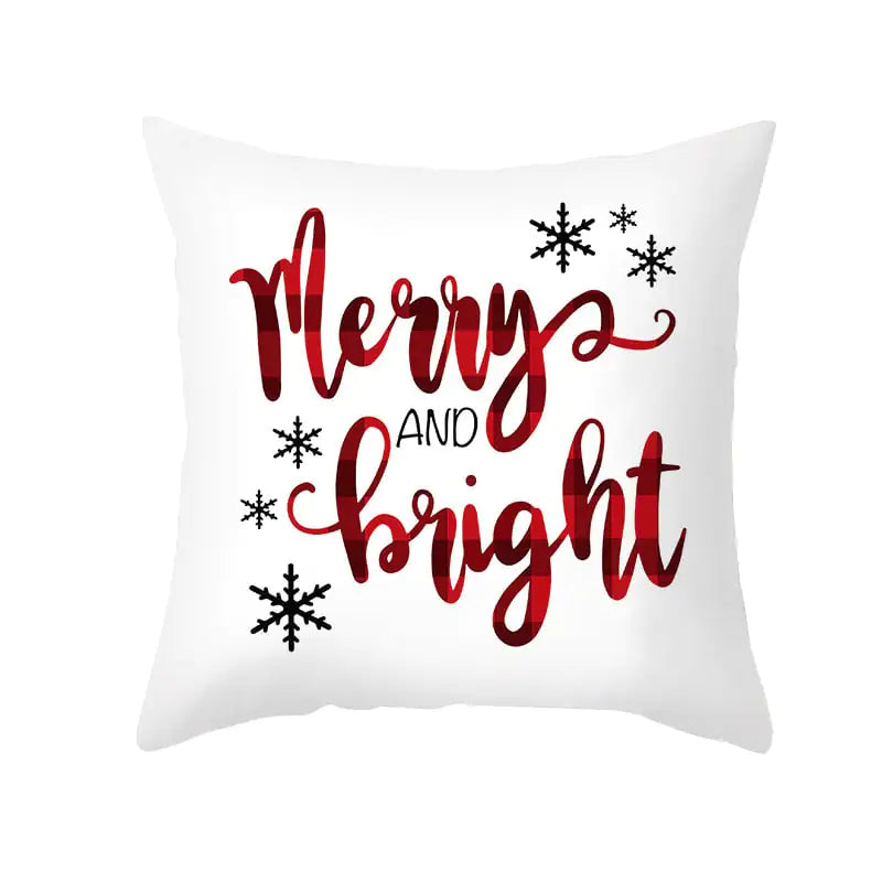 Festive Cartoon Cushion Cover