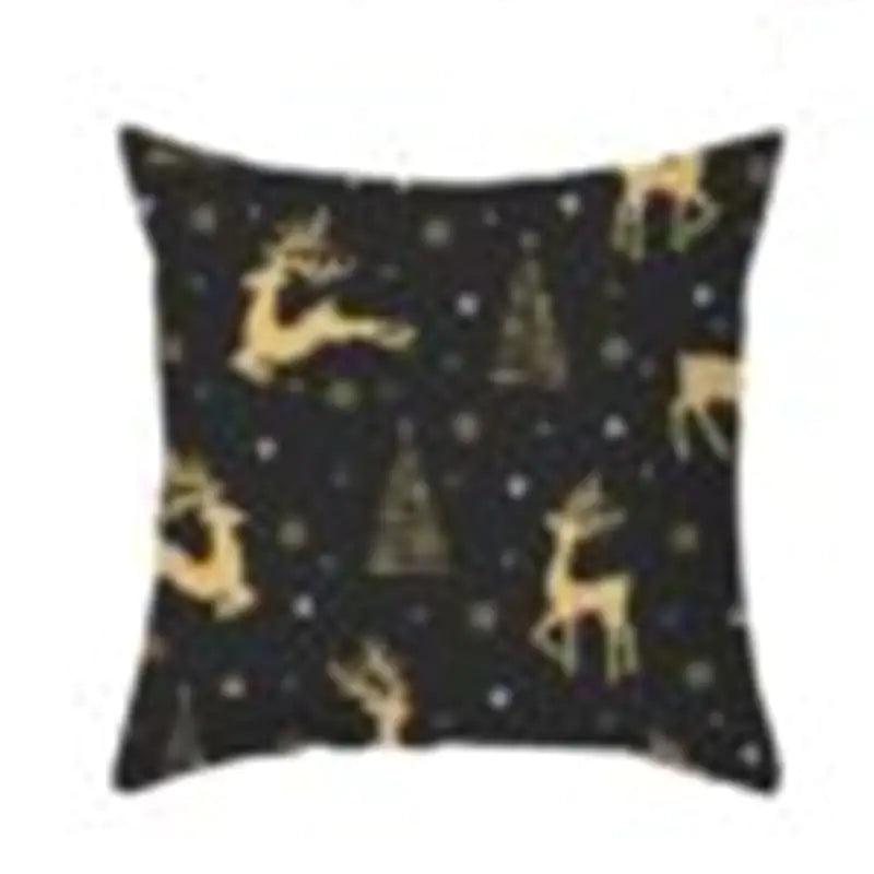 Festive Cartoon Cushion Cover