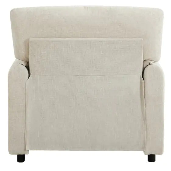 Contemporary Oversized Chenille Armchairs