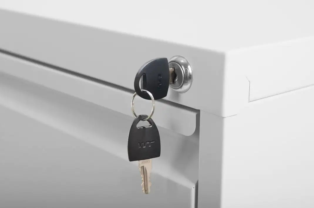 2 Drawer Metal Vertical File Cabinet With Lock