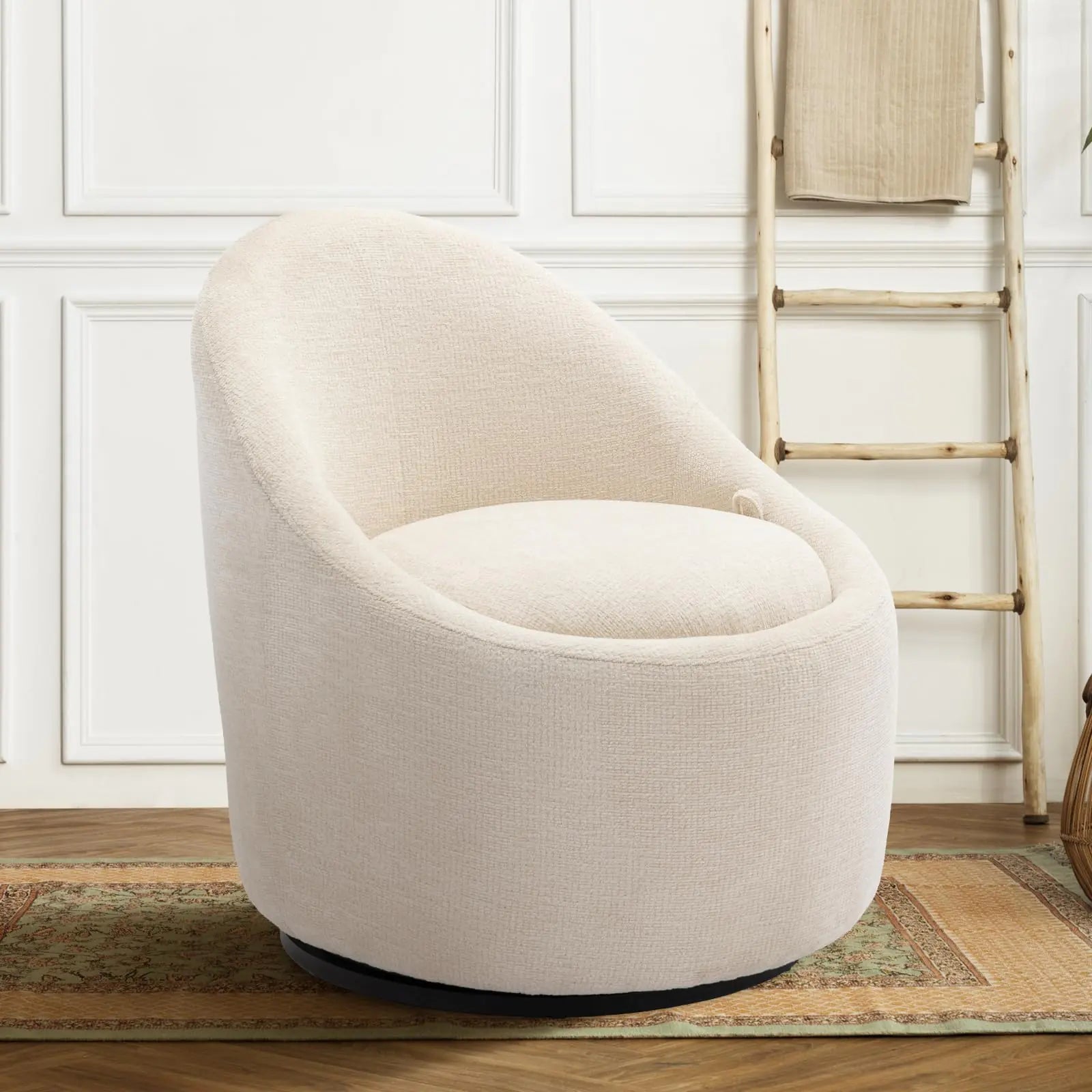 Swivel Barel Accent Chair Set of 2 360°