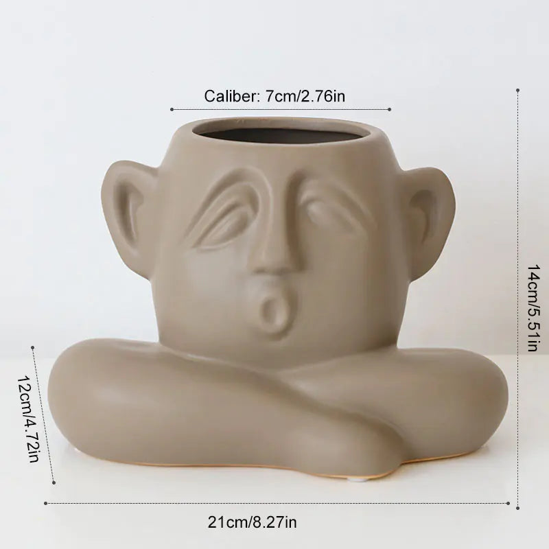 Nordic Creative Ceramic Vase for Home Decoration