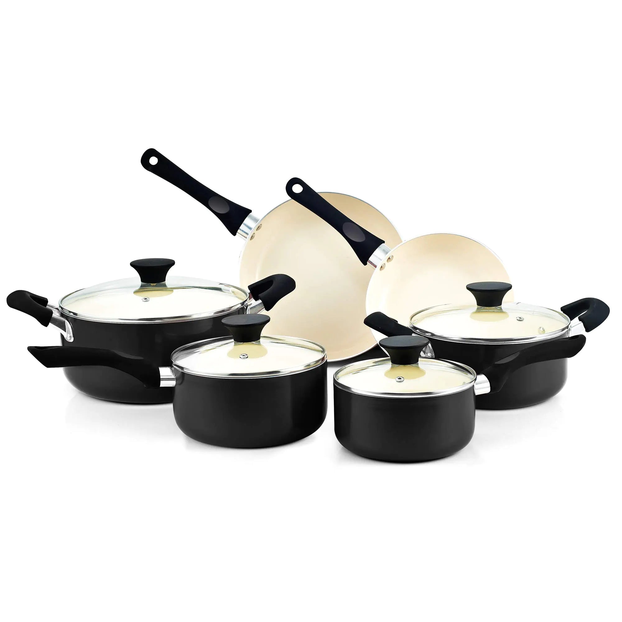 Cook N Home Pots And Pans Set Nonstick 10 Piece