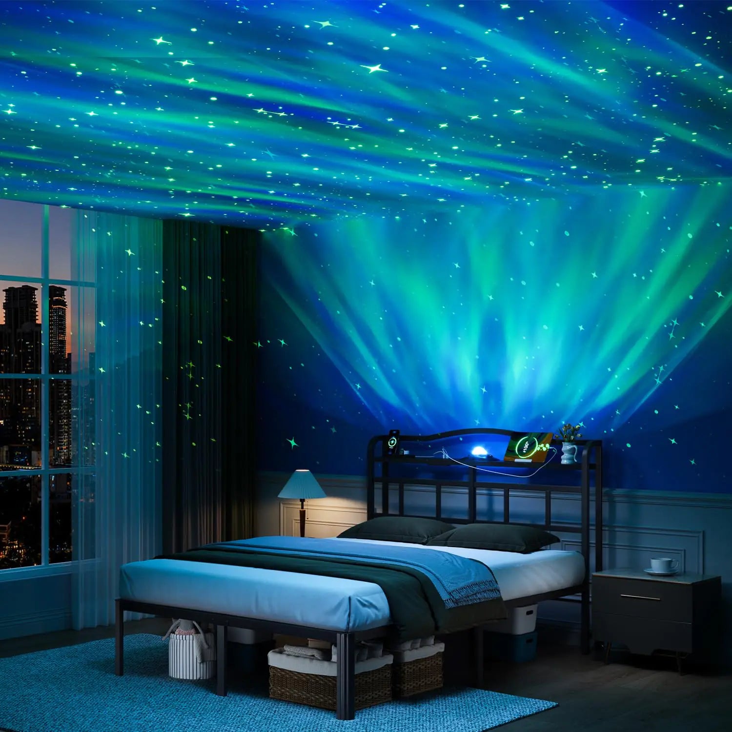 HAVONIZD Queen Size Bed Frame