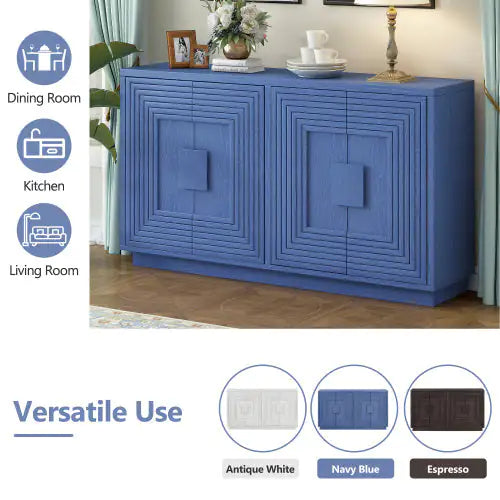 Solid Wood 4-side Cabinet