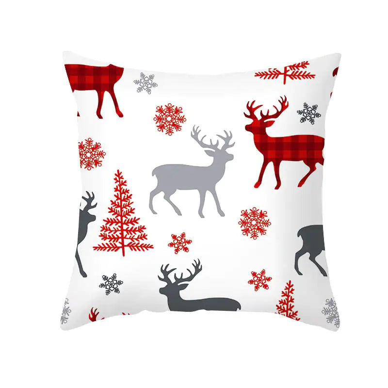 Festive Cartoon Cushion Cover