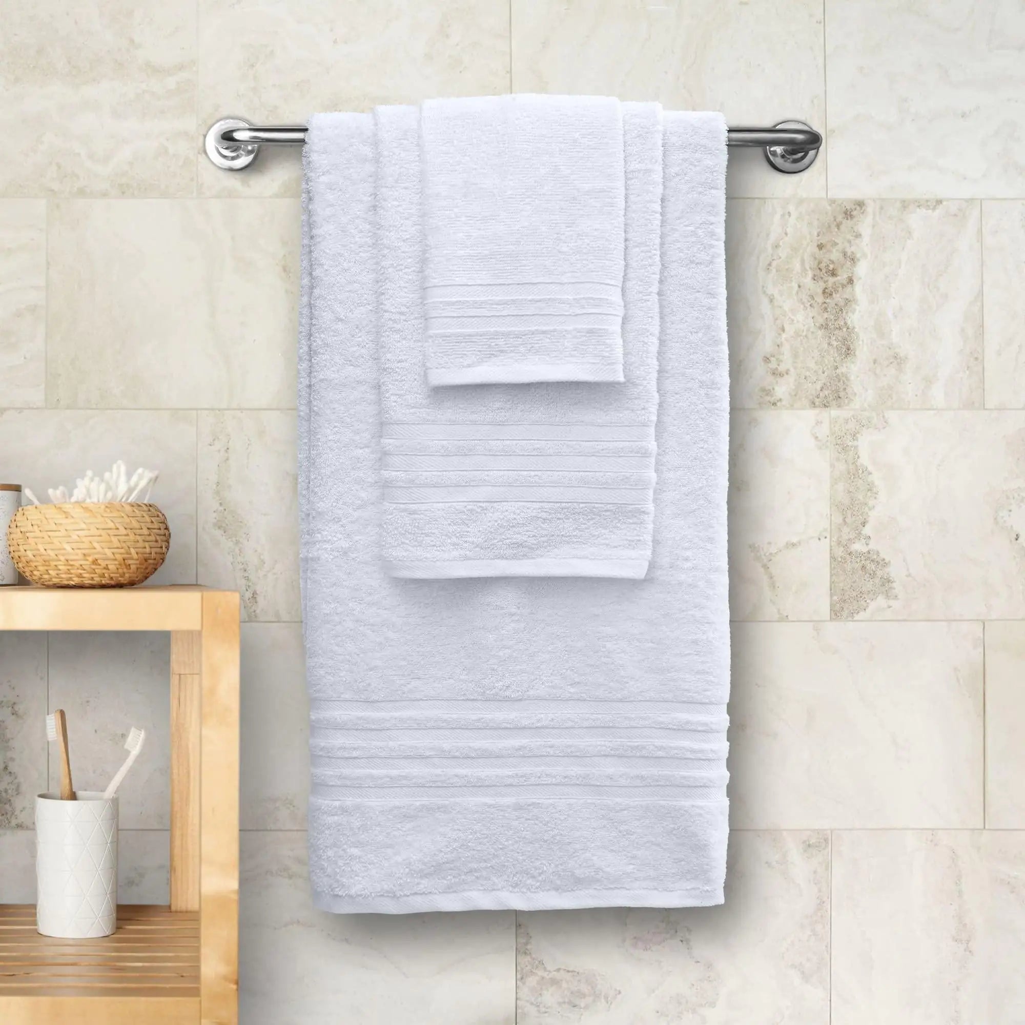 12 Pcs Bath Towel Set, Soft and Plush Highly Absorbent