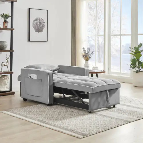 3-in-1 Sofa Bed, Adjustable Backrest