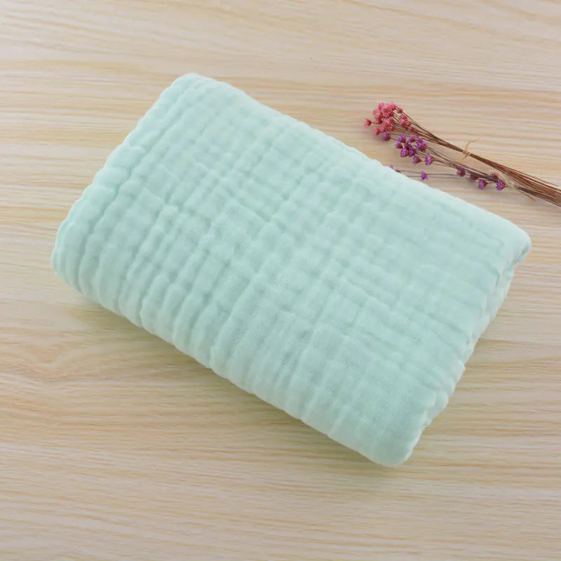 Cotton Baby Blanket, Six-Layer Ruffled Design