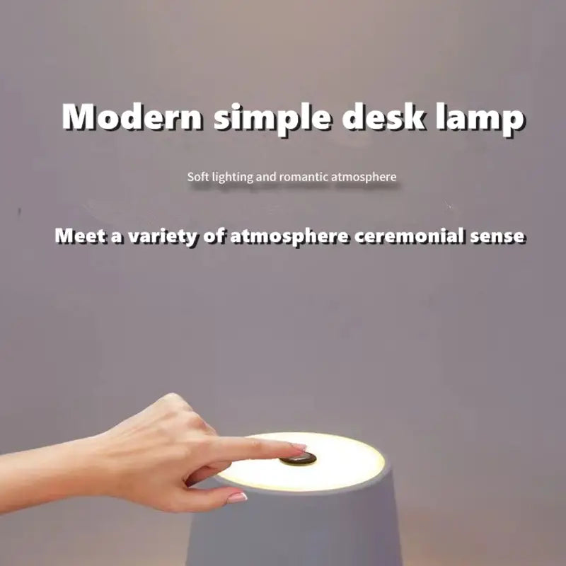 Elegant Rhinestone USB Bedside Lamp