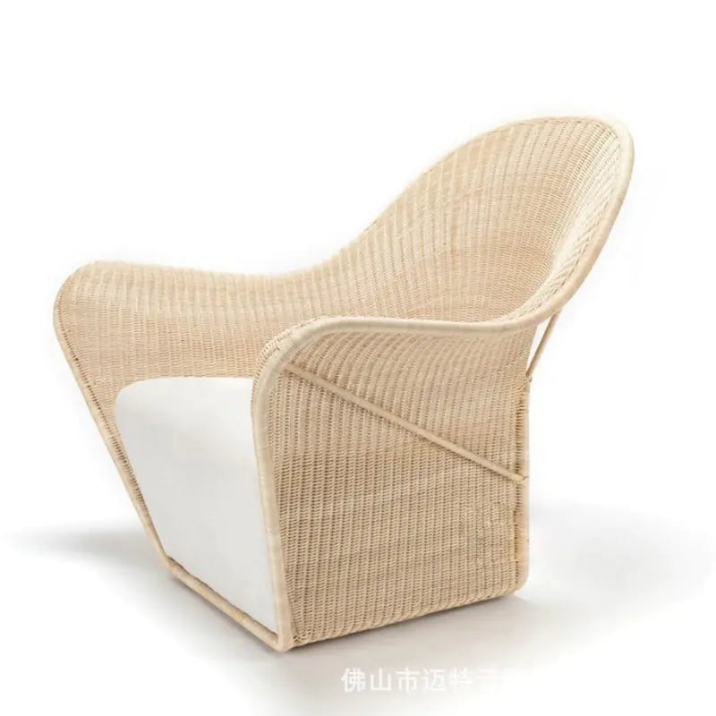 Creative Nordic Outdoor Single Rattan Sofa Design