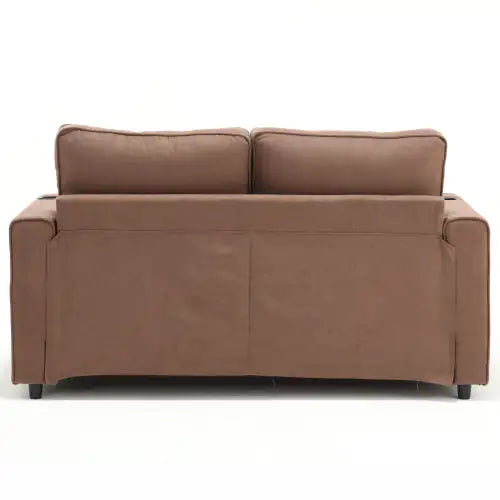 3-in-1 Upholstered Futon Sofa Convertible Sofa Bed