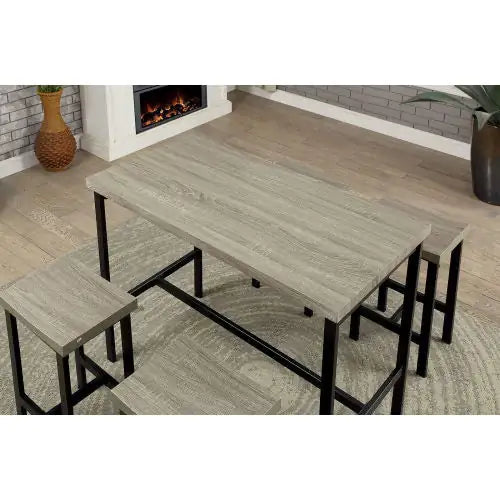 5 Pc Counter Height Table Set