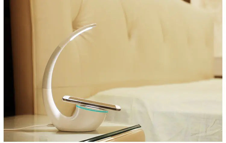 Wireless Charging Desk Lamp and Charger Combo