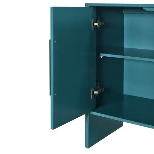 4-door Large Storage Retro Side Cabinet