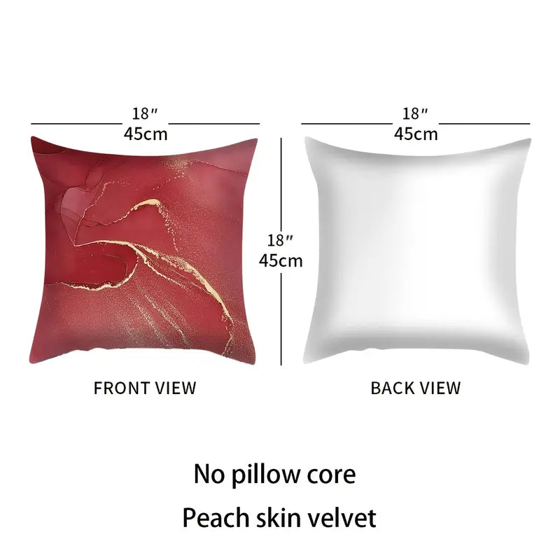 Plush Pillow Cover for Sofa and Chair (18 inch)