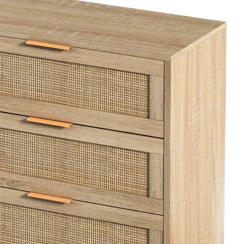 Drawers Rattan Storage Cabinet Rattan Drawer
