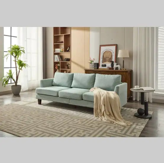 Fabric 3 Seater Couch With 2 USB,