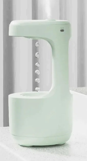 Water Drop Aroma Diffuser with Clock for Bedroom & Office