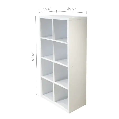 2 X 4 Cube Bookshelf For Home, Office - White