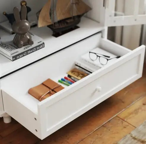 Minimalist White Buffet Cabinet