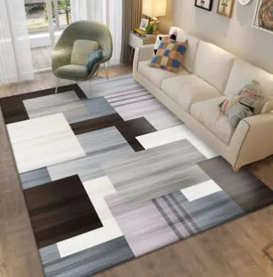 Scandi Geo Modern Rug – Chic 80x120cm Living Carpet