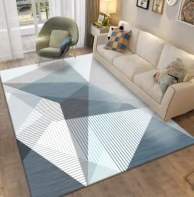 Scandi Geo Modern Rug – Chic 80x120cm Living Carpet