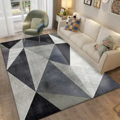 Scandi Geo Modern Rug – Chic 80x120cm Living Carpet