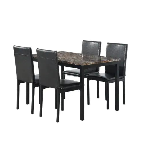 Furniture 5-piece Metal Dining Set