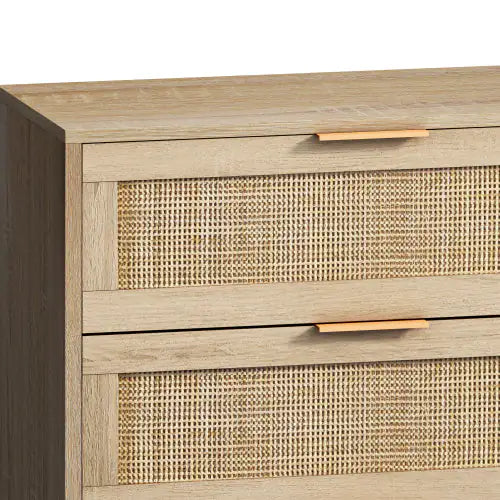 Drawers Rattan Storage Cabinet Rattan Drawer