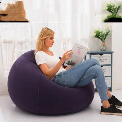 Inflatable Fur Sac for Air Mattress