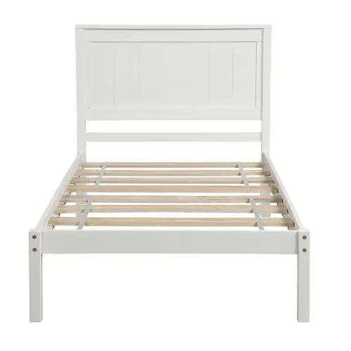 Twin Platform Bed Frame With Headboard