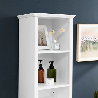 64 Inch High Bathroom Storage Cabinet