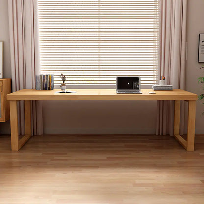 Solid Wood Large Desk for Home Office and Writing