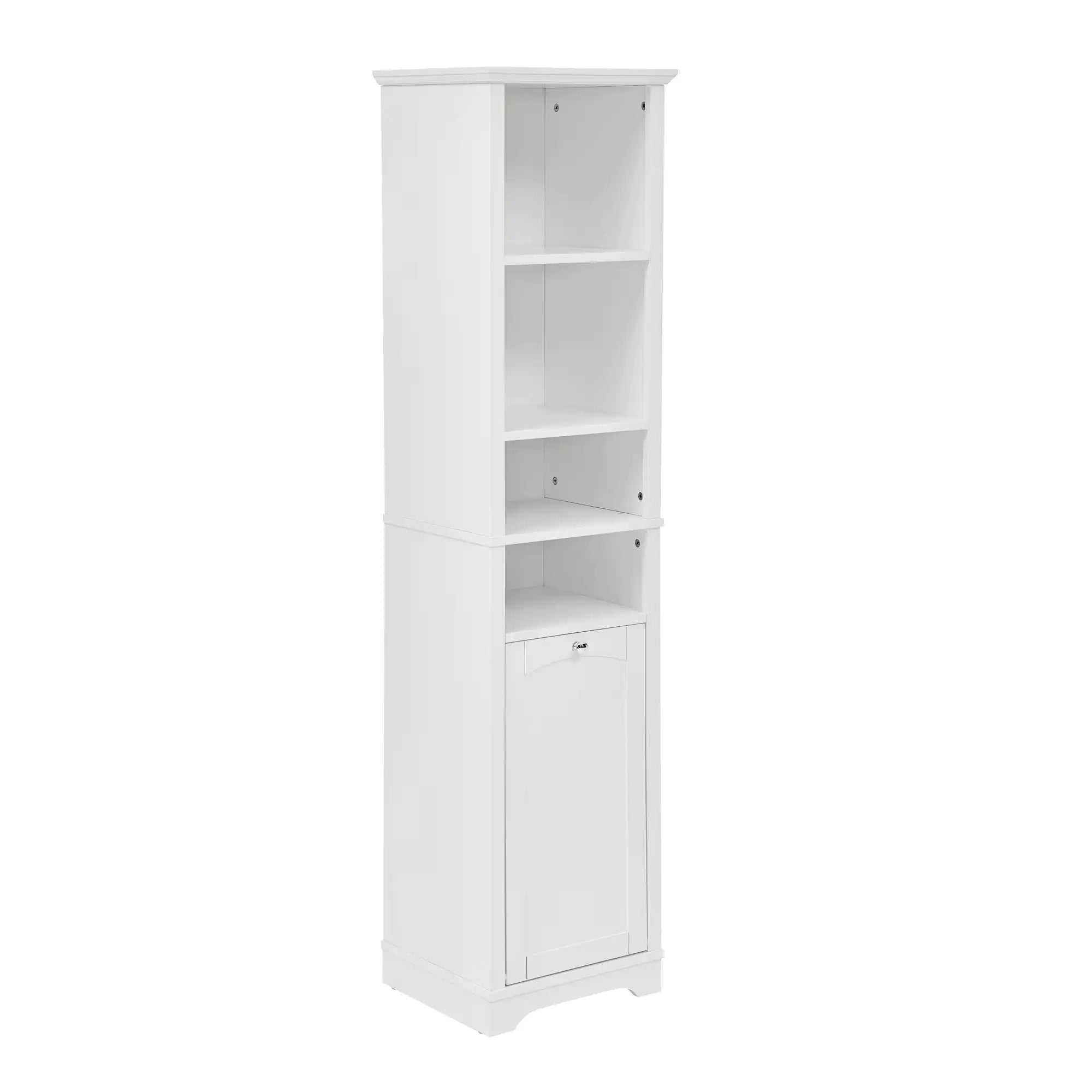 64 Inch High Bathroom Storage Cabinet