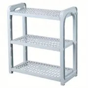 Three-Layer Adjustable Bathroom Cosmetic Storage Rack