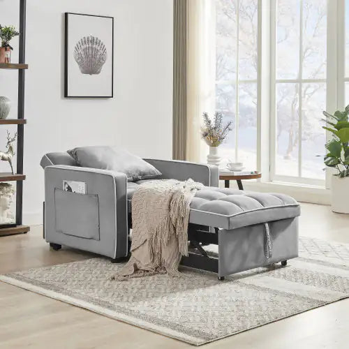 3-in-1 Sofa Bed, Adjustable Backrest