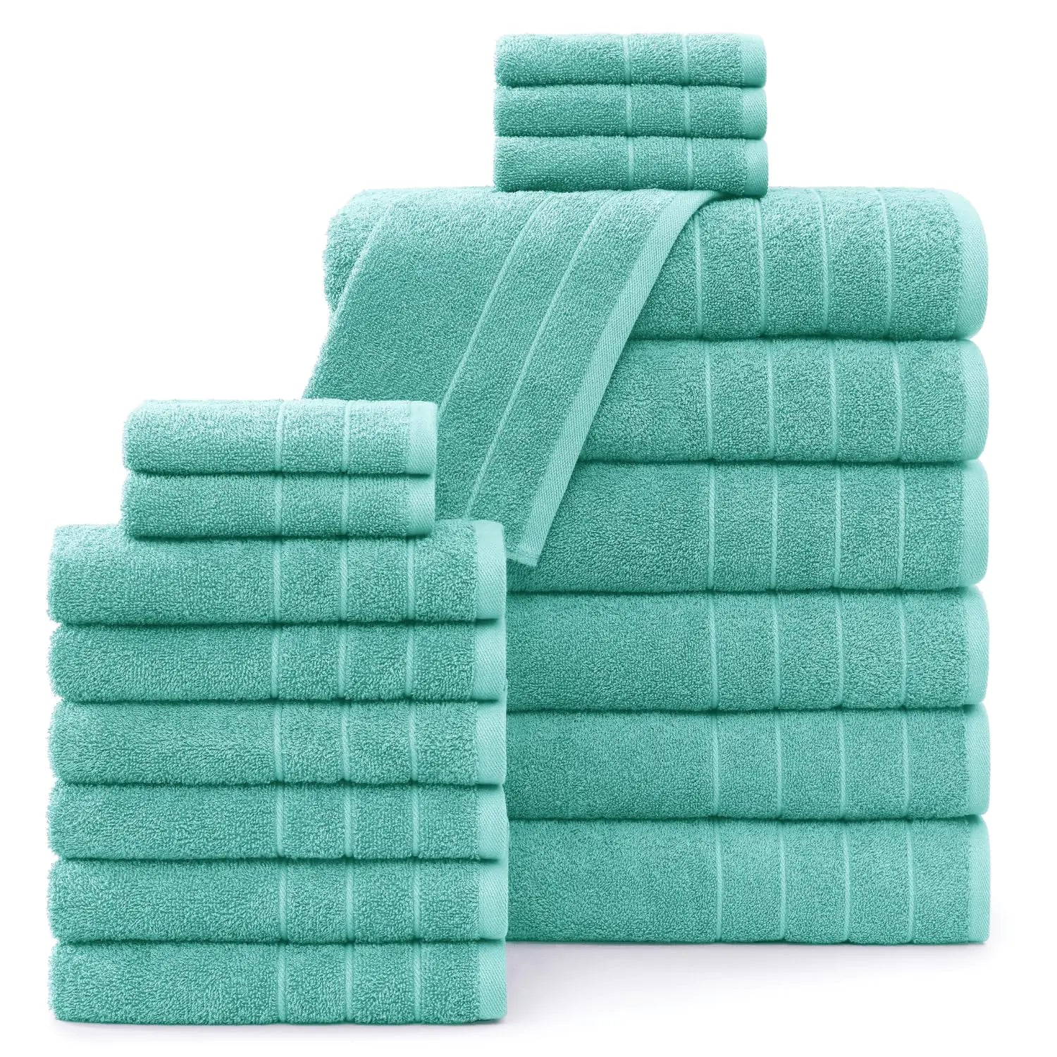 Casa Platino 18 Piece Bathroom Towel Sets